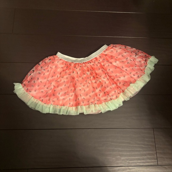 NWT The Children’s Place Watermelon Daddy’s Sweetie outfit: tank & skirt size 2T - Picture 4 of 6